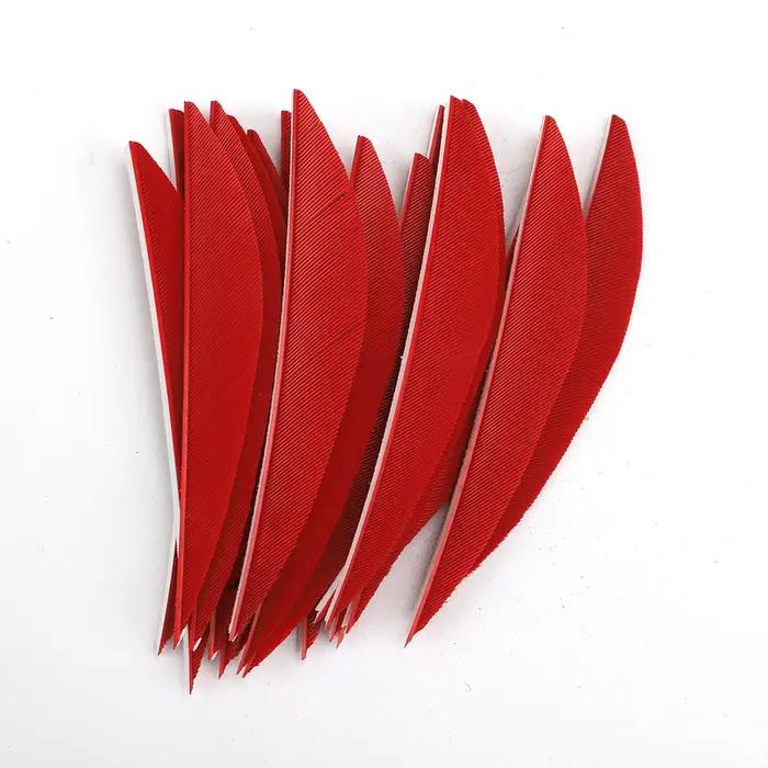 Plumes de dindon pour ailes de flèches, arc et flèche, style shield, drop, dolphin, 30 pièces pour tir à l'arc, chasse et DIY