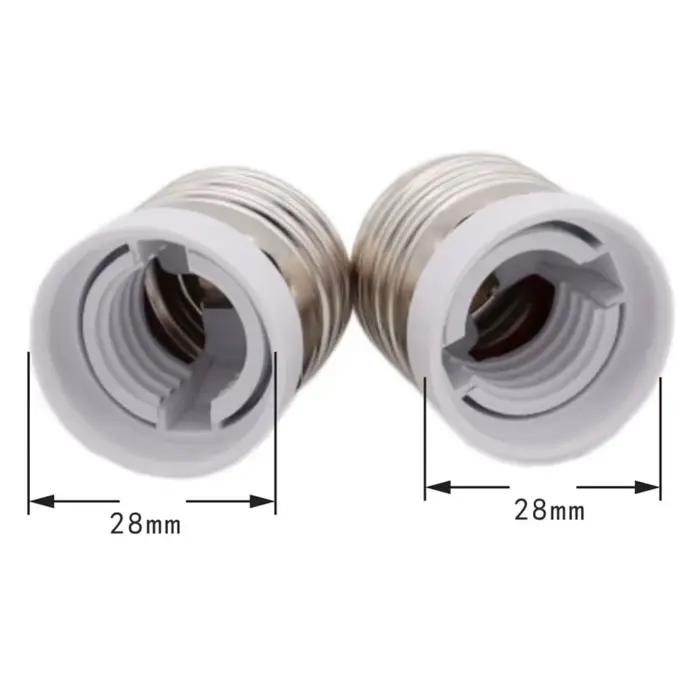 Support de lampe halogène Led E27 à E17, support de lampe à vis, Base d'ampoule, convertisseur de do