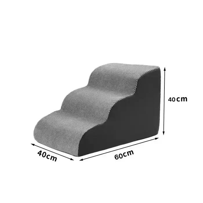 Rampe d'escalier pour chiens pour lits hauts, escalier à 4 marches pour petits chiens et chats, esca