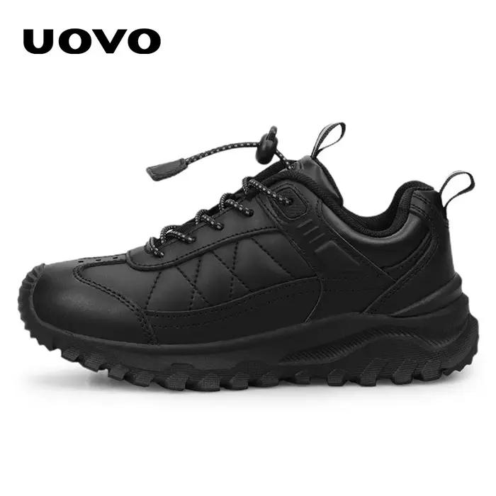 UOVO – chaussures d'école en cuir pour garçons