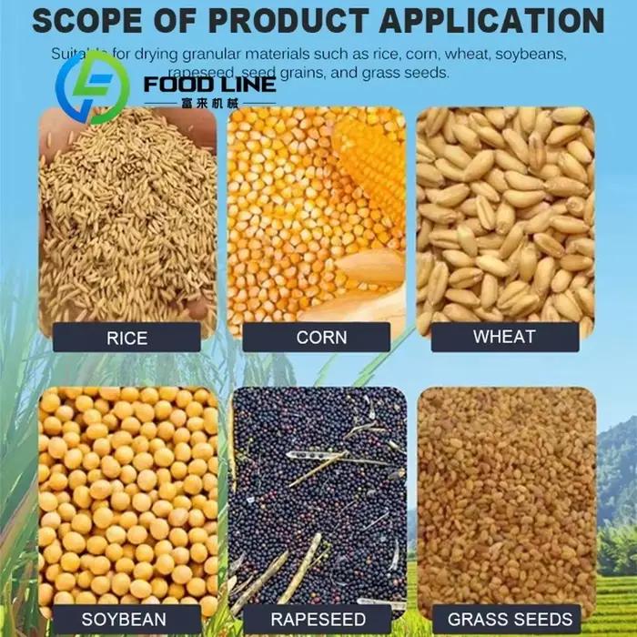 Équipement de séchage des céréales agricoles, solution professionnelle de déshydratation des cultures pour la saison de récolte, traitement rapide des grains
