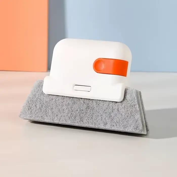 Brosse de nettoyage multifonctionnelle amovible pour fenêtres, rainures de rebords, interstices d'ar