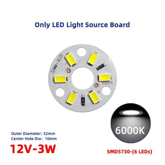 Panneau Lumineux LED DC 12V 3W SMD5730