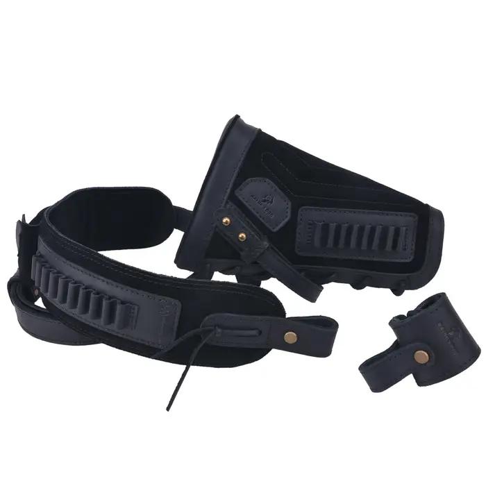 Crosse de fusil en cuir