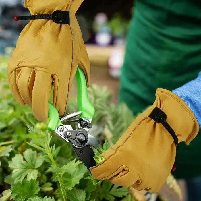 Gants de travail en cuir de vache souple - Soudure