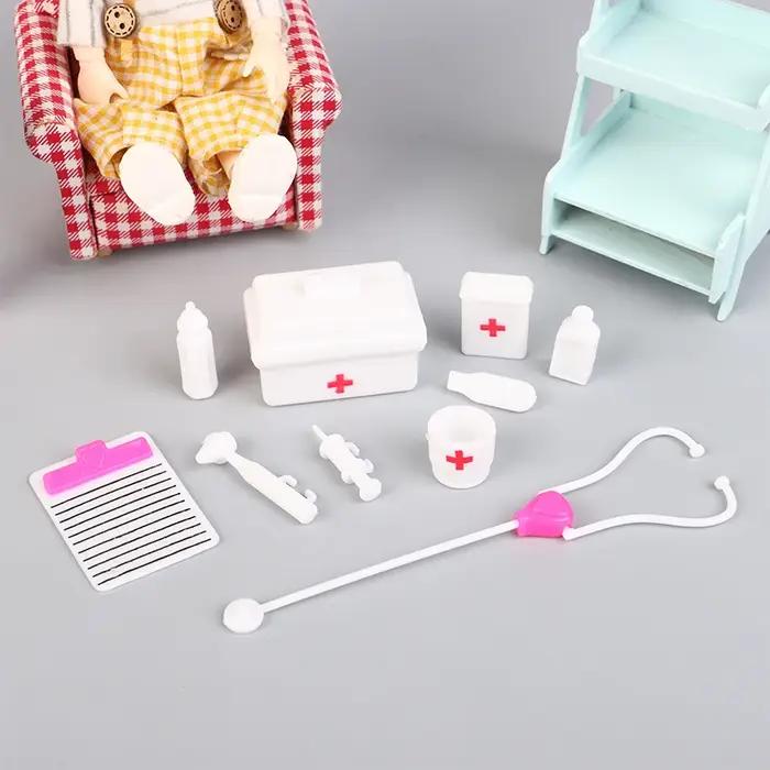 Mini journaux et magazines rétro en plastique pour maison de poupée jouet décoratif occasionnels de collectionnement de poupées