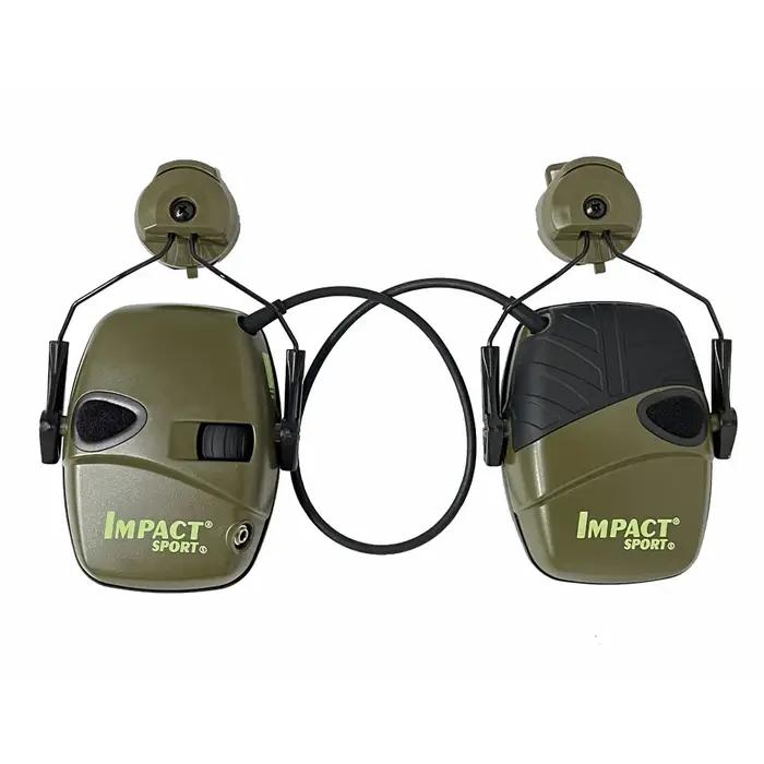Casque de tir de chasse de Sport, cache-oreilles électroniques, adaptateur de piste de casque, suppo