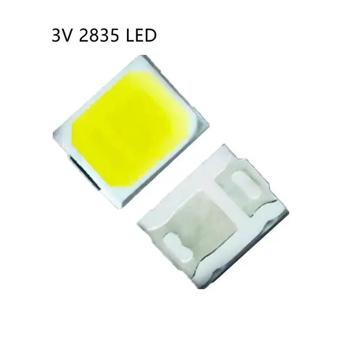 100 pièces 2835 LED SMD 18v 9v 6v 3v lumière haute puissance 1w 0.2w 0.3w 0.5w puce haute tension