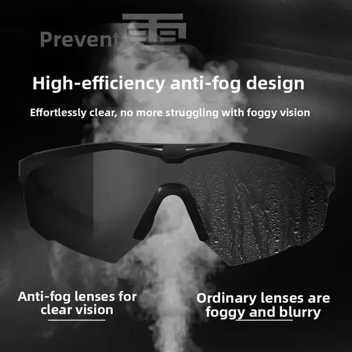 Lunettes tactiques anti-buée BF027 robustes et interchangeables lunettes de tir équitation soleil anti-explosion pour homme et femme