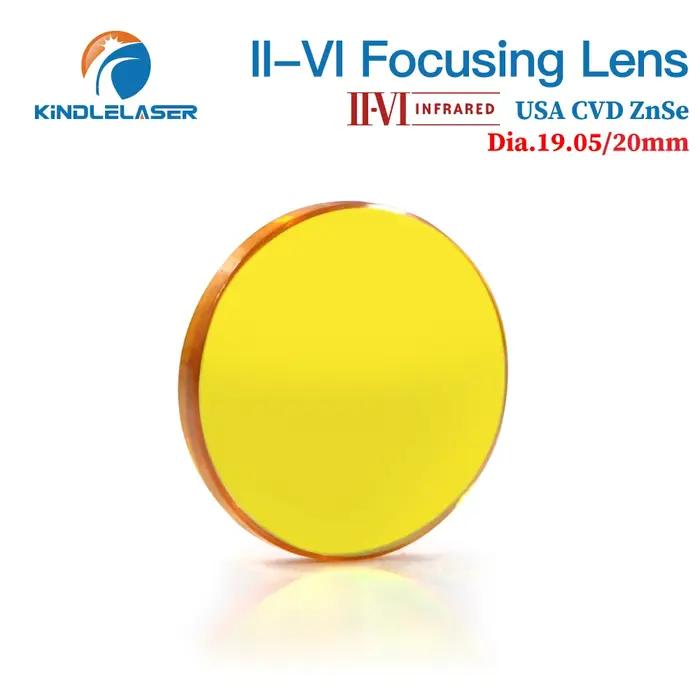 VI INFRAROUGE CO2 Laser Focus Lentille Dia.19.05mm 20mm FL 38.1/50.8/63.5/76.2/101.6mm Pour CO2