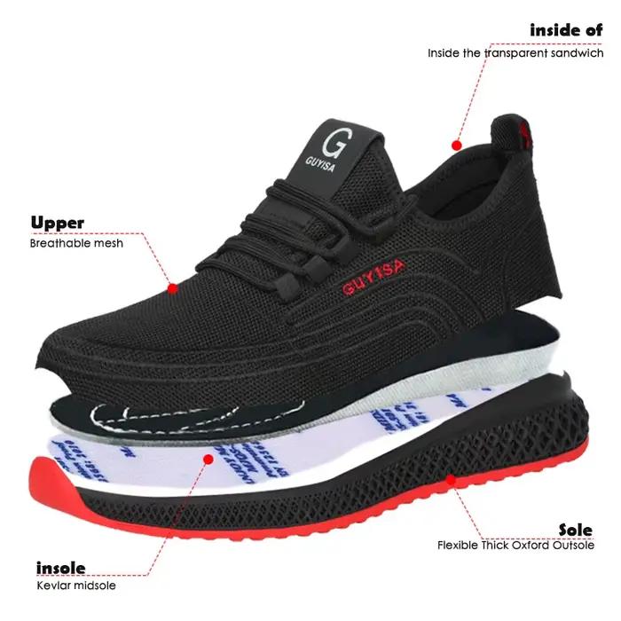 Chaussures de sécurité avec Parker en métal pour hommes