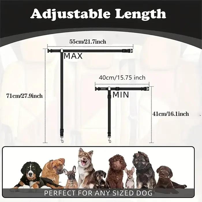 Ceinture de sécurité pour chien pour véhicule sécurisé