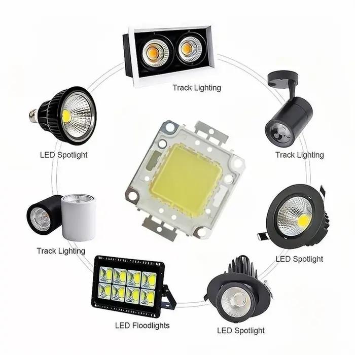 3 pcs/lot LED perles puce 10 W 20 W 30 W 50 W 100 W LED COB puce blanc chaud blanc de haute qualité