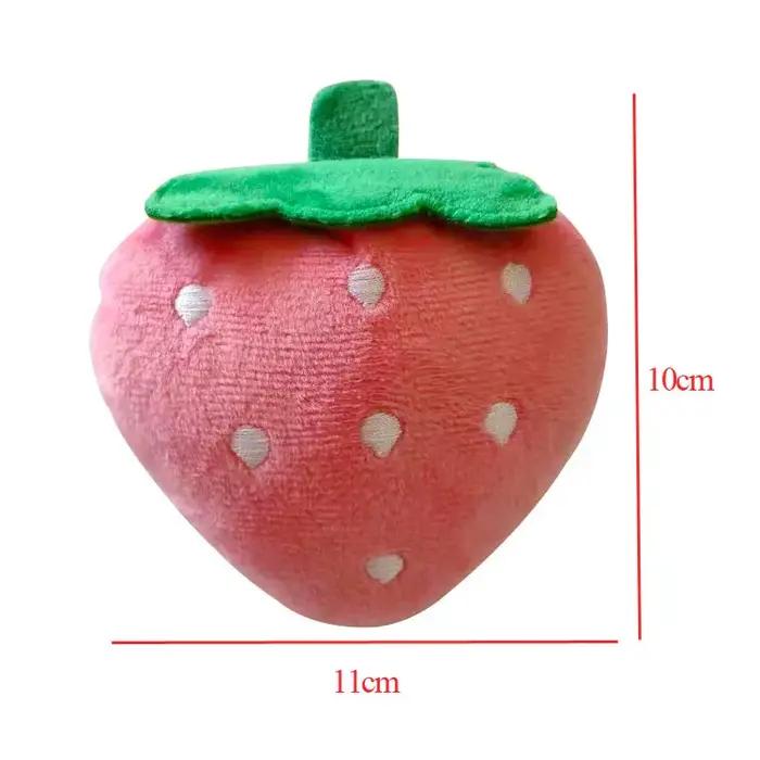 Jouets à fruits pour chiens, jouet à mâcher en peluche pour petits chiens, entraînement Perros, son