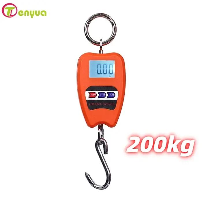 Balance suspendue numérique avec capteur de précision, 200 kg/441 lb, pour la chasse au poisson, les