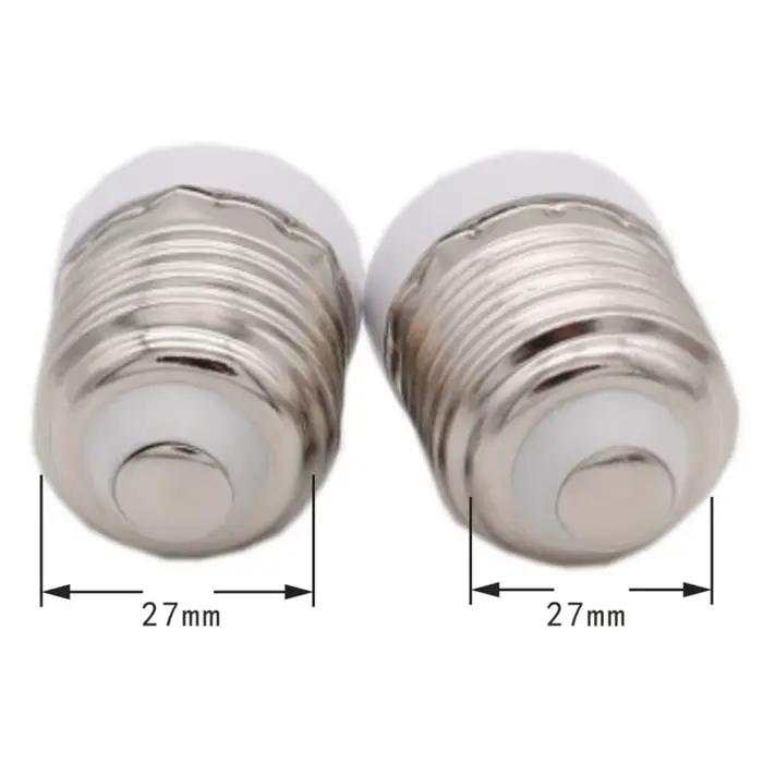 Support de lampe halogène Led E27 à E17, support de lampe à vis, Base d'ampoule, convertisseur de do