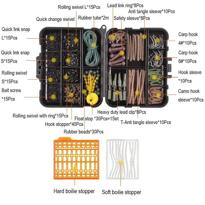 Ensemble d'accessoires pour la pêche à la carpe
