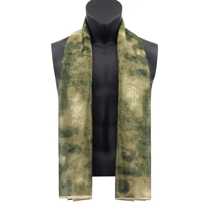Hunting Mesh Breathable Scarf 165*48cm Tactical Bandana Special Operations Camou
