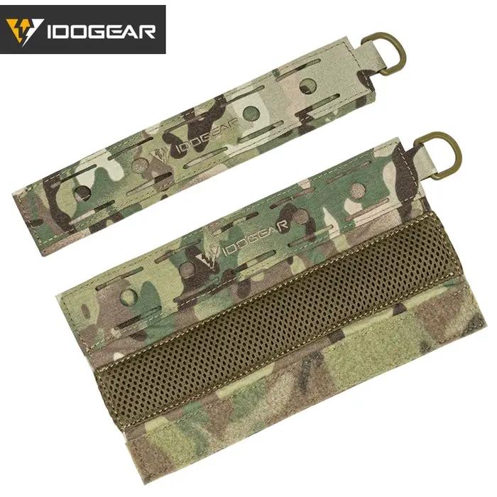 Housse casque audio tactique IDOGEAR avec attache D-ring MOLLE universelle camouflage 3948