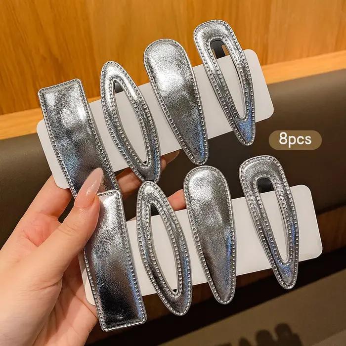 Clips BB en acrylique pour cheveux doux et élégants, barrettes à cheveux pour filles, accessoires de coiffure modernes et pratiques pour tous les jours