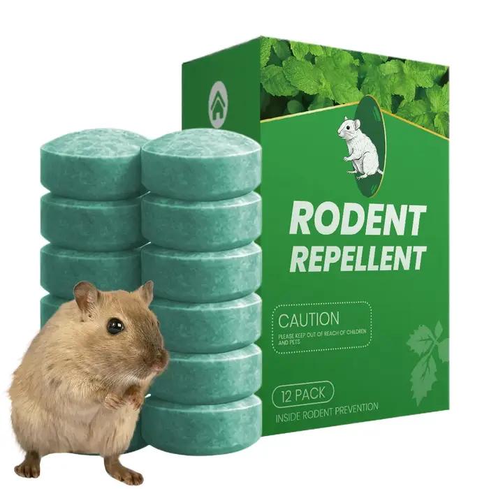 12 pièges à souris en boule longue durée pour le contrôle des animaux, pour intérieur, extérieur, maison, garage, grenier, voiture, jardin, chambre