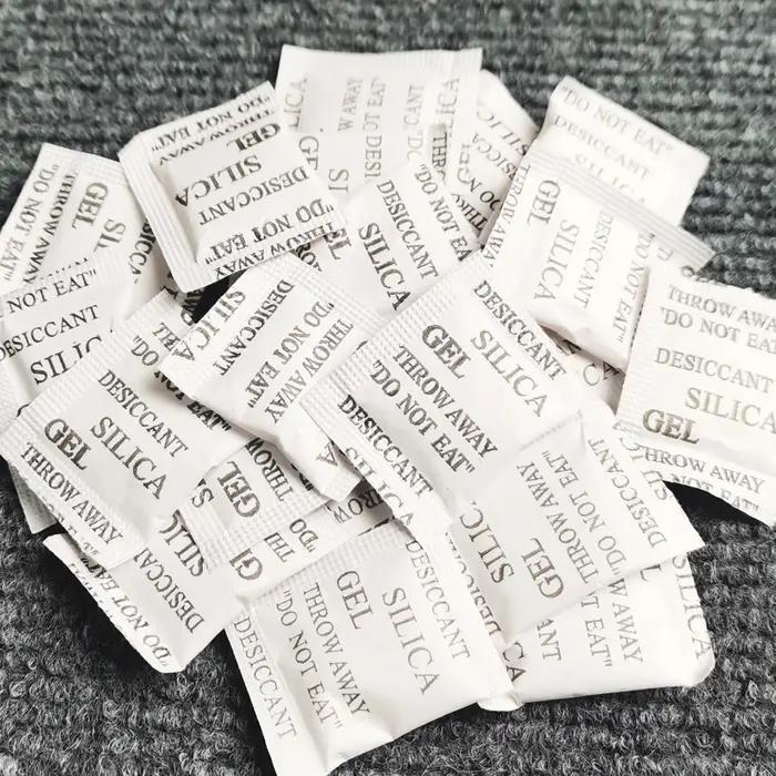 Déshumidificateur déshydratant en Gel de silice Non toxique, 50/100 paquets, pour cuisine, salon, sa