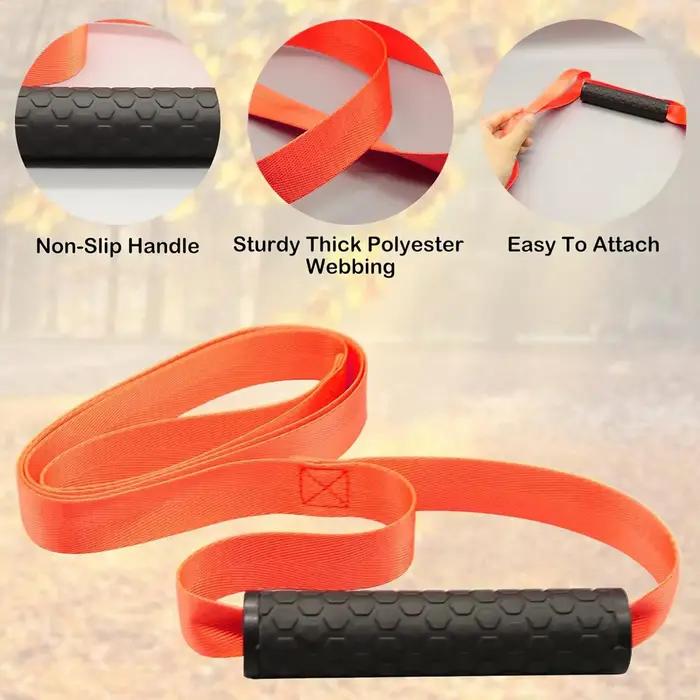 Harnais de traction cerf chasse - Ceinture portable avec poignée pour déplacement facile du gibier