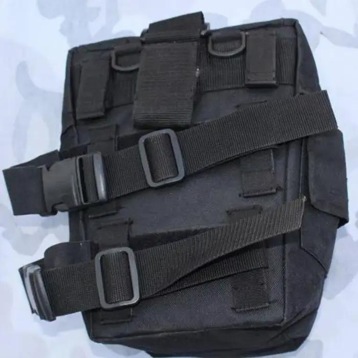 Sac américain polyvalent jambe masque à gaz vert noir équipement tactique chasse accessoire
