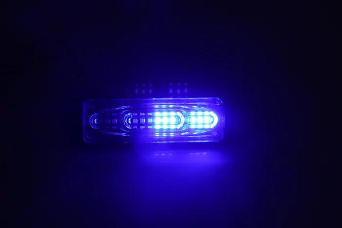 Feux Stroboscopiques d'Urgence BOGRAND 16 Modes Clignotants 12W Camion Pick-Up LED Lampe de Signalisation Haute Visibilité Étanche IP65
