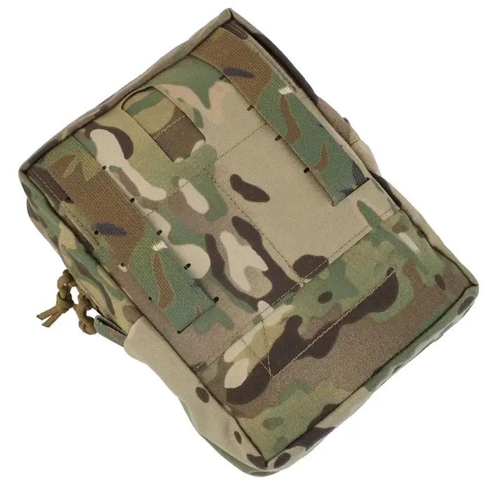 Gilet tactique molle pour chasse - Porte-plaque avec poches abdominales grande capacité
