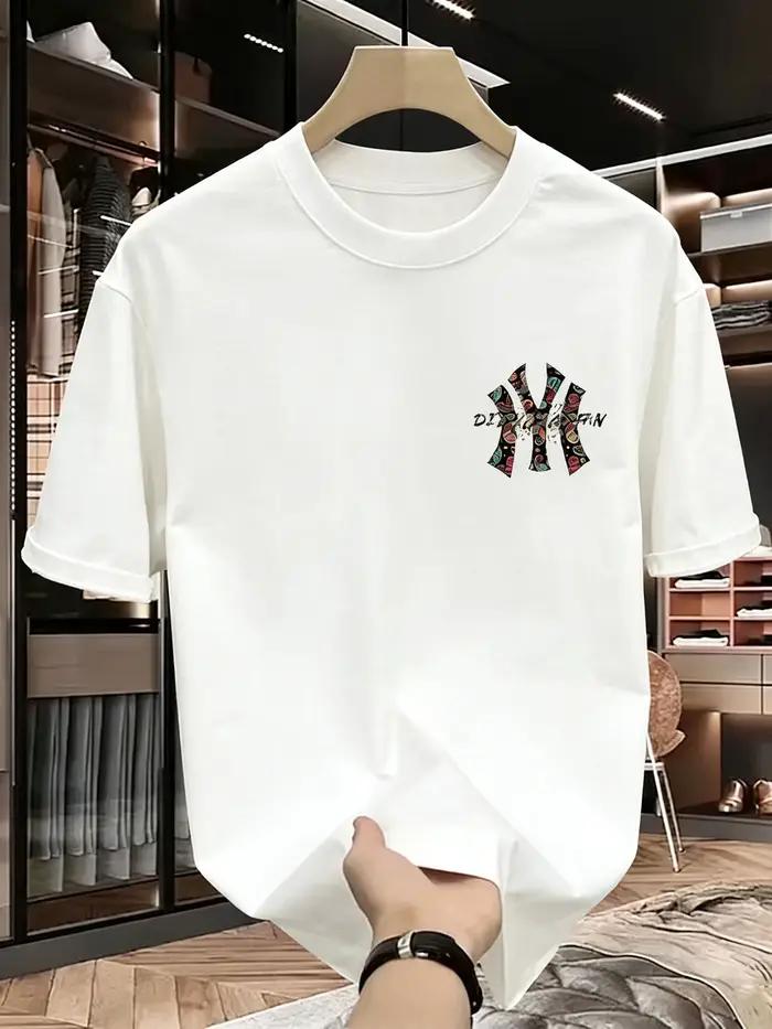 T-shirt imprimé d'été pour homme - T-shirt ample de haute qualité