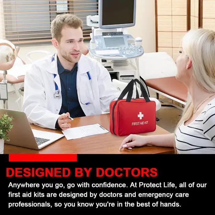 Trousse de premiers secours, fournitures de premiers secours pour les situations d'urgence et de survie | Idéal pour les voitures, les camions