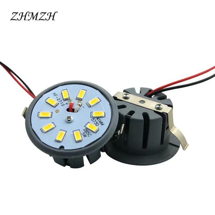 Spot lumineux LED intégré à branchement Direct, projecteur rond encastré au plafond, parapluie, ampo