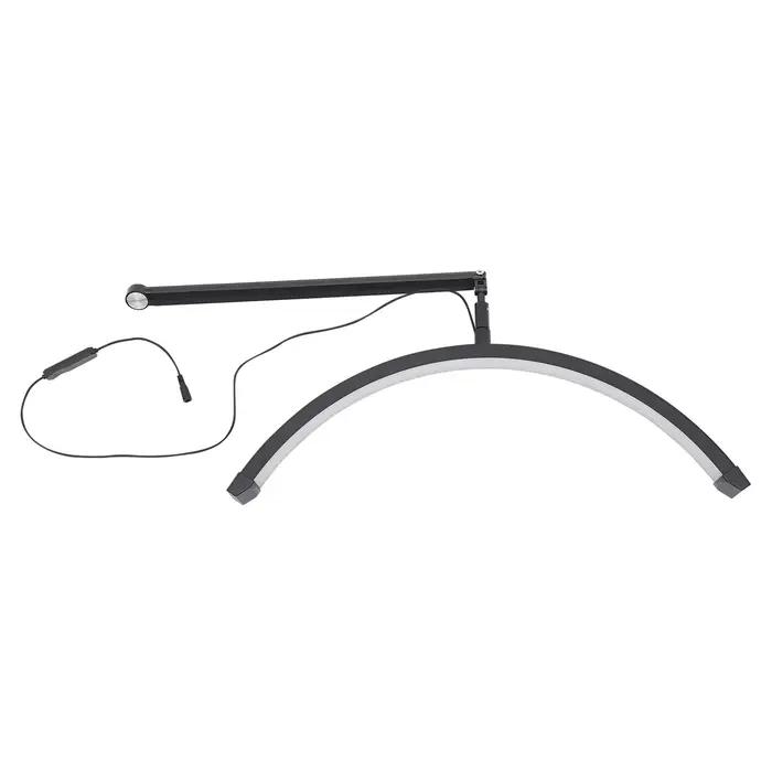 Lampe LED 36W pour extensions de cils, hauteur réglable, 360° ° Lampe à ongles rotative sur roulet
