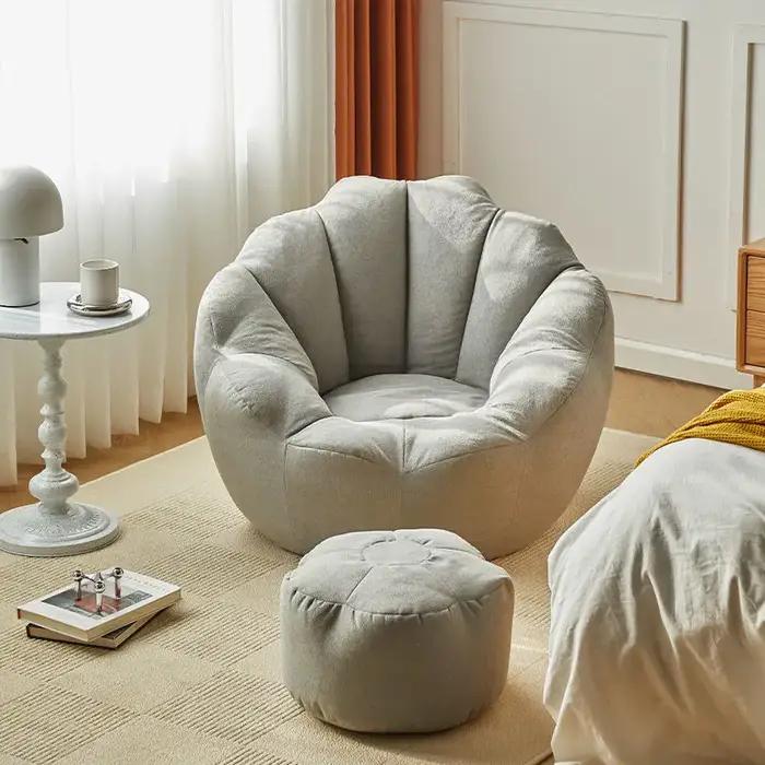 Pouf pouf pour canapé paresseux, canapé bouffant, canapé tatami, meubles de salon, confortable, rela