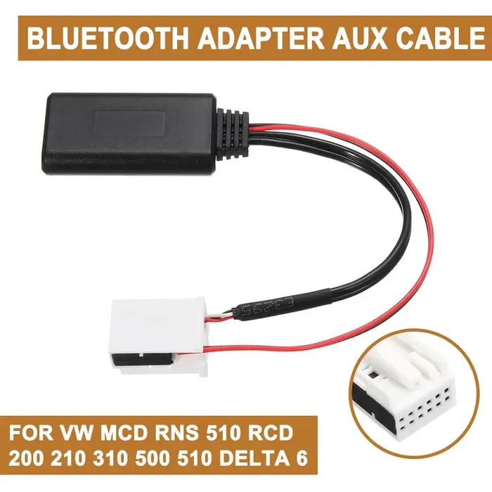 Câble adaptateur Audio bluetooth pour VW MCD RNS 510, RCD 200, 210, 310, 500, 510, accessoires élect