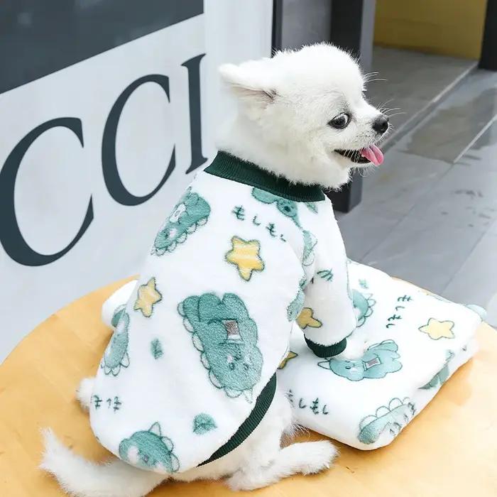Manteau imprimé tête de mort mignon pour animaux de compagnie