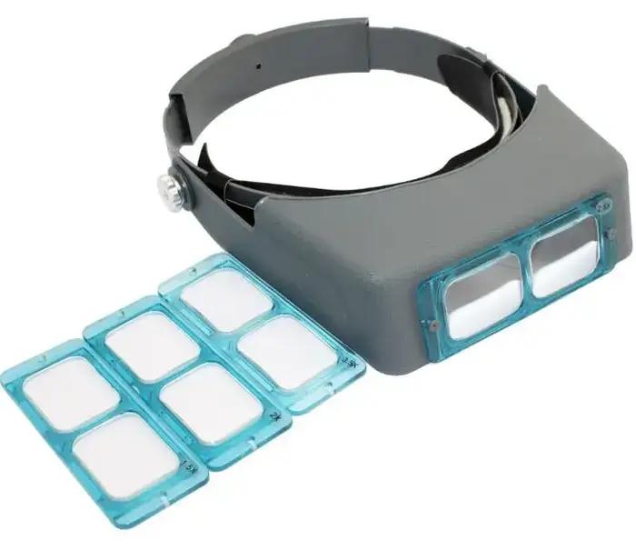 Optivisor-Loupe de port de tête, loupe oculaire, réparation d'horloger, loupes de casque de troisièm