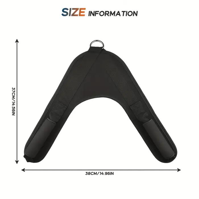 Sangle d'entraînement abdominale pour machine à câble avec support de cou rembourré pour exercices à domicile et équipement de gym