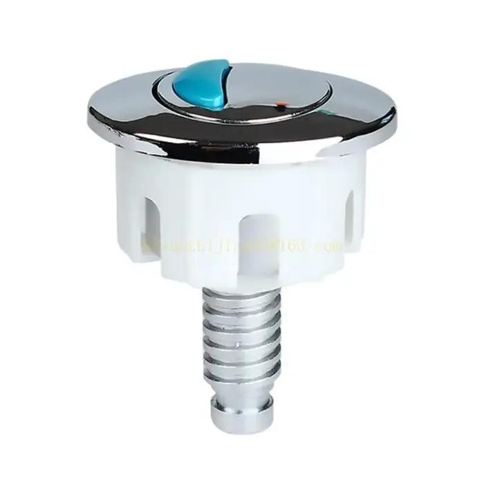 Bouton de chasse d'eau de forme ovale