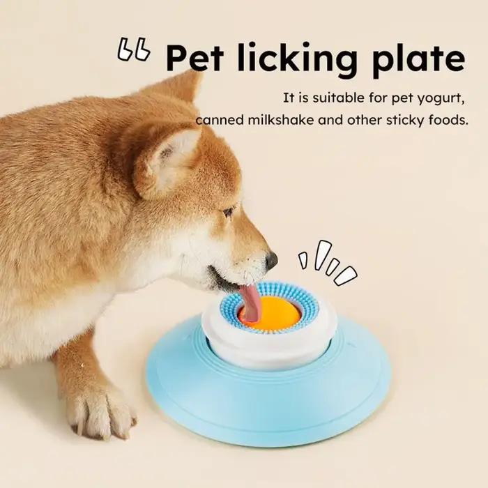 Jouets à lécher pour chiens et chats pour aliments liquides antidérapants bols de jeu pour soulager l'anxiété et enrichir l'intelligence des animaux de compagnie occasions quotidiennes et spéciales