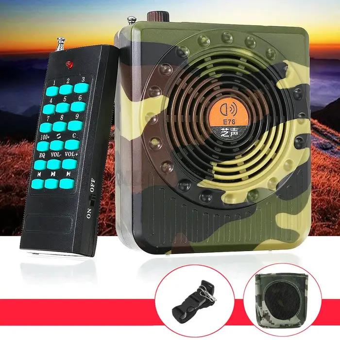 Amplificateur son rechargeable télécommandé professionnel pour chasse extérieure - Accessoire son