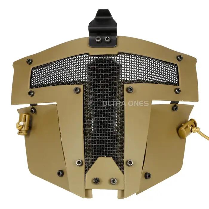 Full Face Mask Breathable Steel Mesh Tactical Paintball Shooting Combat Masks Hu