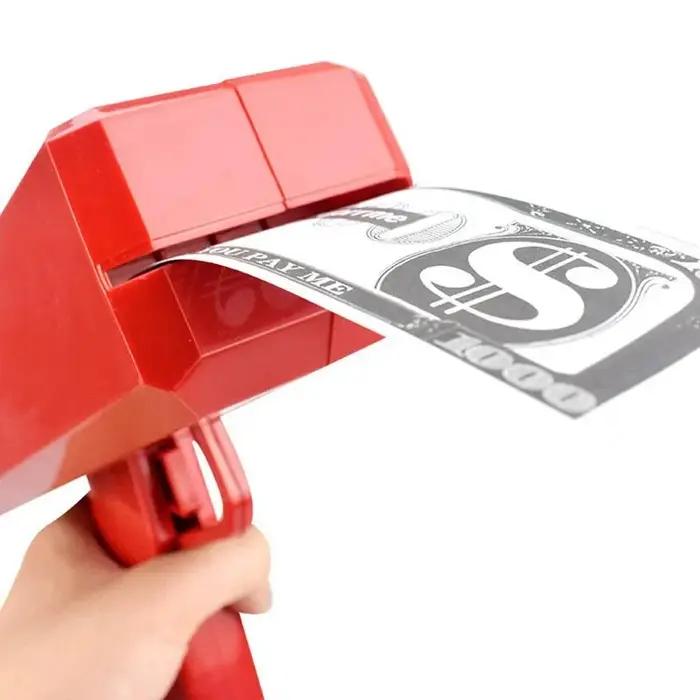Tir d'Argent Pistolet Jouet Drôle Jeu de Fête Billet de Banque Pistolet Papier Argent Mariage Anniversaire Décoration Tireur Lancer Jouets Enfants Occasions Spéciales