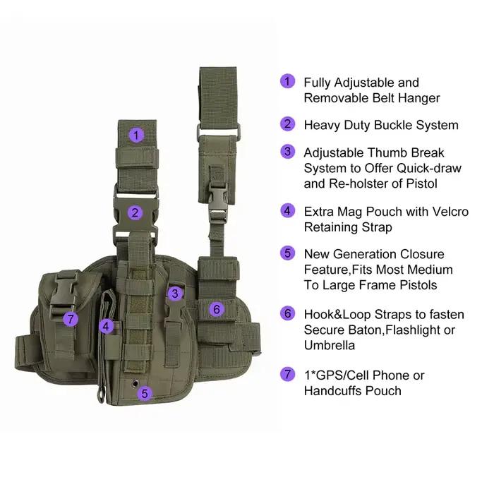 DulLeg-Étui multifonction pour odorCamSolomon, sac d'extérieur, housse de protection, poche pour tél