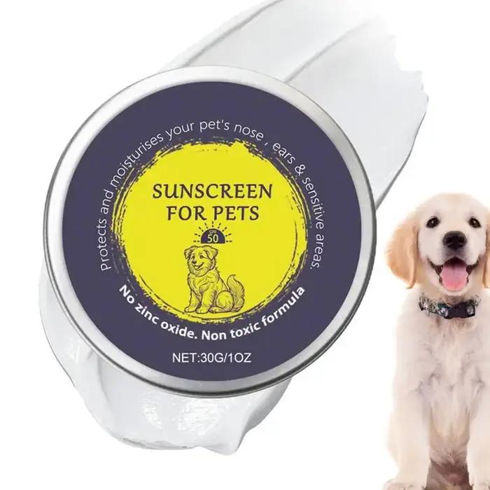 Baume de Protection solaire pour le nez et l'animal de compagnie 30g soins de la peau pour chiens chats chevaux occasions spéciales randonnée voyage