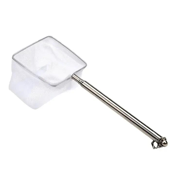 Filet de pêche à filet fin en acier inoxydable, rétractable et Durable pour aquarium et aquarium pou