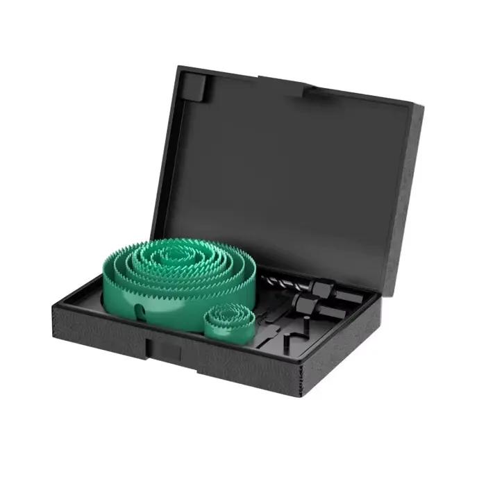 Jeu de trépans BAOLIAN pour bois avec noyau métal 19-127mm scie couronne outils menuiserie professionnels