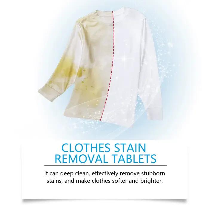 Tablette d'élimination des taches de tissu solution de blanchiment puissante pour vêtements livres jaunes occassions spéciales parfum lavande non parfumé