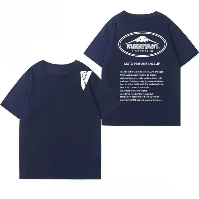 Nouveau T-shirt décontracté de cyclisme 2026 Mont Fuji Kushitani à col rond, basique et simple, pour hommes et femmes, à manches courtes, idéal pour l'été